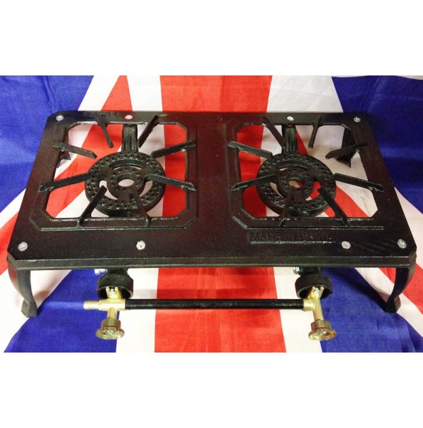 Nomad Duo Cast Iron Double Burner Gas Stove